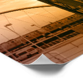 Finnieston Crane Poster Print (Ecke)