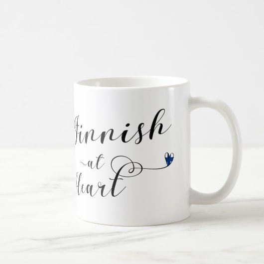 Finnisch at Heart Tasse, Finnland Kaffeetasse (Rechts)