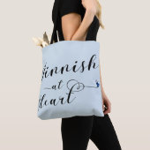 Finnisch bei Heart Grocery Bag, Finnland Tasche (Von Nahem)