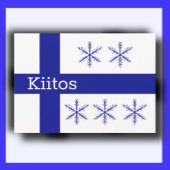 Finnisch Dankeskarte