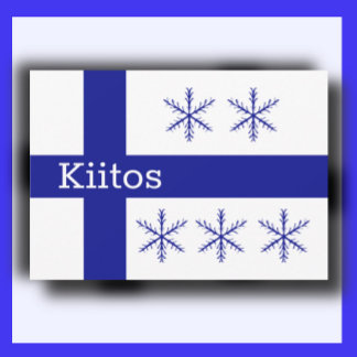 Finnisch Dankeskarte