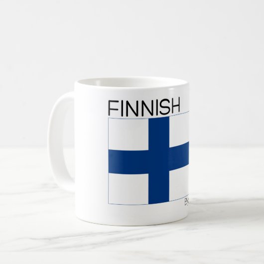 Finnisch durch Heirat Kaffeetasse (Vorderseite Links)
