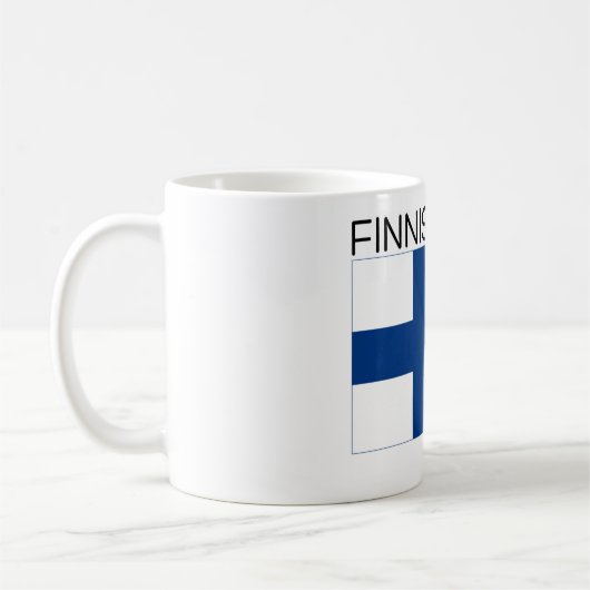 Finnisch durch Heirat Kaffeetasse (Links)