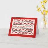 Finnisch Heartfelt Liebe Hugs and Kisses Design Karte (Gelbe Blume)