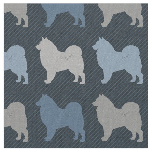Finnisch Lapphund Stoff (Nahaufnahme)