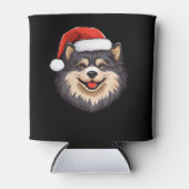Finnisch Lapphund Ugly Sweater Christmas Classic T Dosenkühler (Vorderseite)