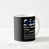Finnisch Sisu Finland Sisu Print Finns Sisu Produk Kaffeetasse (VorderseiteRechts)