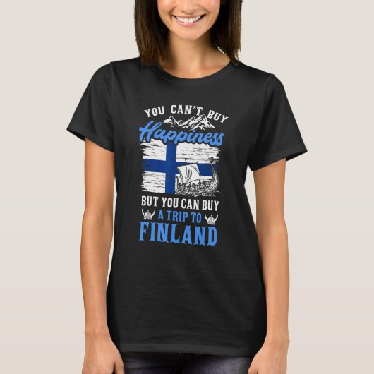Finnisch Skandinavien Finn Finnland Susi Suomi Lap T-Shirt (Vorderseite)