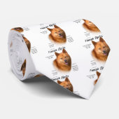 Finnisch-Spitz-Geschichtsdesign Krawatte (Gerollt)