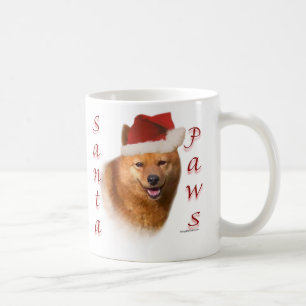 Finnisch Spitz Santa Paws Kaffeetasse