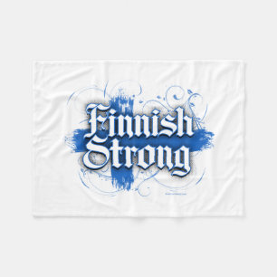 Finnisch Strong (Finnland) Fleecedecke