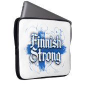 Finnisch Strong (Finnland) Laptopschutzhülle (Vorne Rechts)