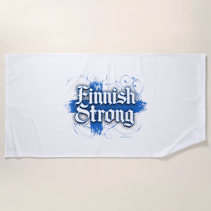 Finnisch Strong Strandtuch