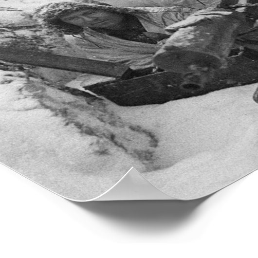 Finnische Armee im Winterkrieg Poster (Ecke)