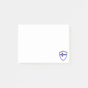 Finnische Fahne Post-it Klebezettel