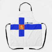 Finnische Fahnenwappen Schürze (Vorderseite)