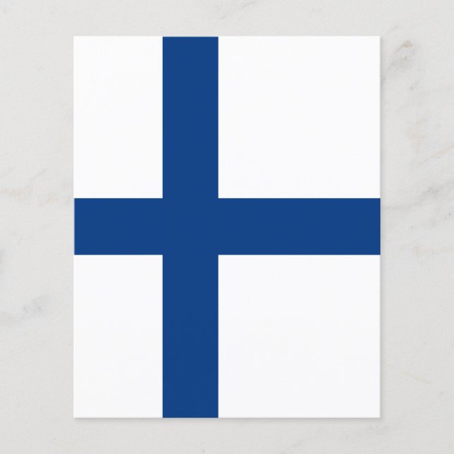 Finnische Flagge (Vorderseite)