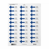 Finnische Flagge (Vorne)