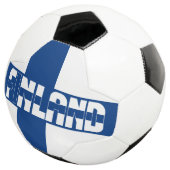 Finnische Flagge Adortable Patriotic Fußball (Dreiviertel)