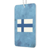 Finnische Flagge Autolufterfrischer (Links)
