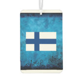 Finnische Flagge Autolufterfrischer (Rückseite)