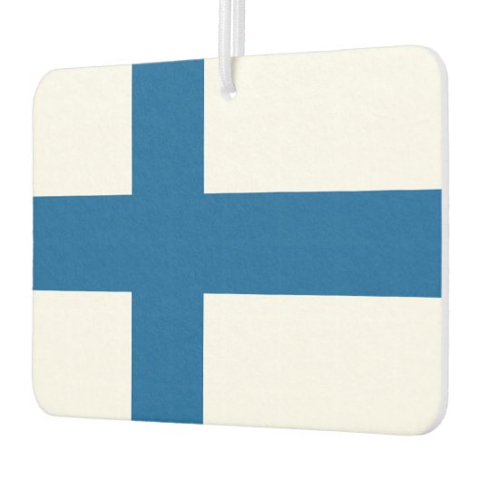 Finnische Flagge Autolufterfrischer (Links)
