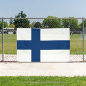 Finnische Flagge Banner (InSitu)