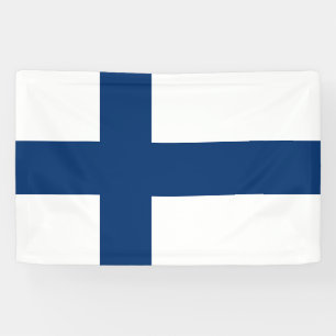 Finnische Flagge Banner