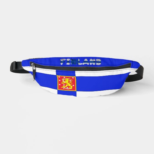 Finnische Flagge Bauchtasche (Vorderseite)