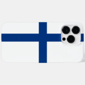 Finnische Flagge Case-Mate iPhone Hülle (Rückseite (Horizontal))