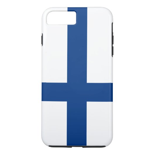 Finnische Flagge Case-Mate iPhone Hülle (Rückseite)