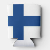 Finnische Flagge Dosenkühler (Rückseite)