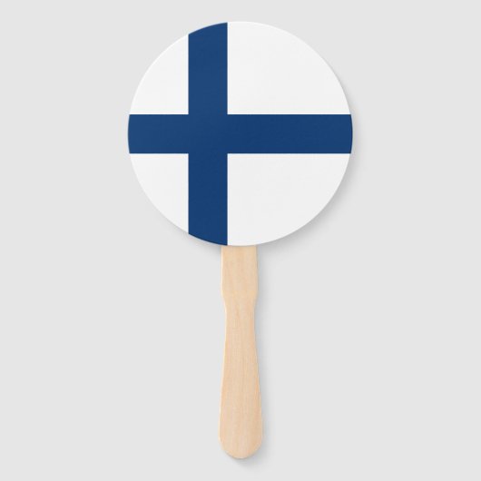 Finnische Flagge Fächer (Vorderseite)