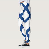 Finnische Flagge Finnisch Patriotic Leggings (Links)