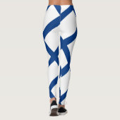 Finnische Flagge Finnisch Patriotic Leggings (Rückseite)