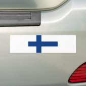Finnische Flagge (Finnland) Autoaufkleber (Auf Auto)