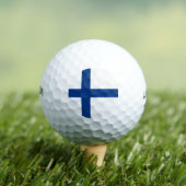 Finnische Flagge (Finnland) Golf Balls Golfball (Insitu T-Shirt)