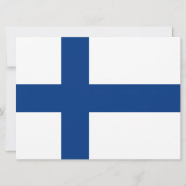 Finnische Flagge (Finnland) Karte