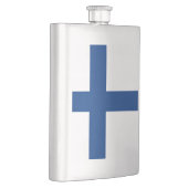 Finnische Flagge Flachmann (Rechts)