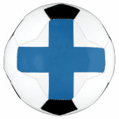 Finnische Flagge Fußball (Vorderseite)
