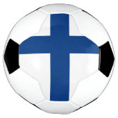 Finnische Flagge Fußball (Gedreht)