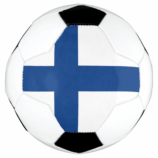 Finnische Flagge Fußball (Vorderseite)