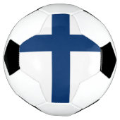 Finnische Flagge Fußball (Gedreht)