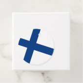 Finnische Flagge Geschenkanhänger (Beispiel)