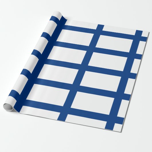 Finnische Flagge Geschenkpapier (Ungerollt)