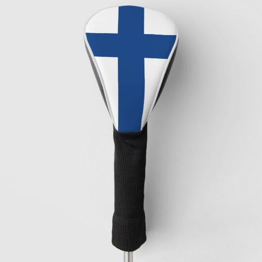 Finnische Flagge Golf Headcover (Vorderseite)