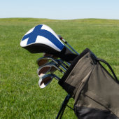 Finnische Flagge Golf Headcover (In SItu)