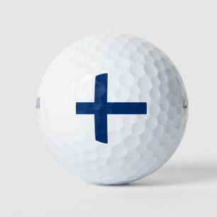 Finnische Flagge Golfball