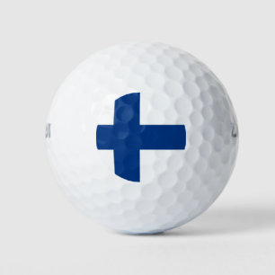 Finnische Flagge Golfball