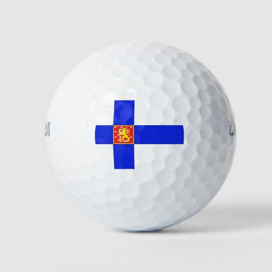 Finnische Flagge Golfball (Vorderseite)